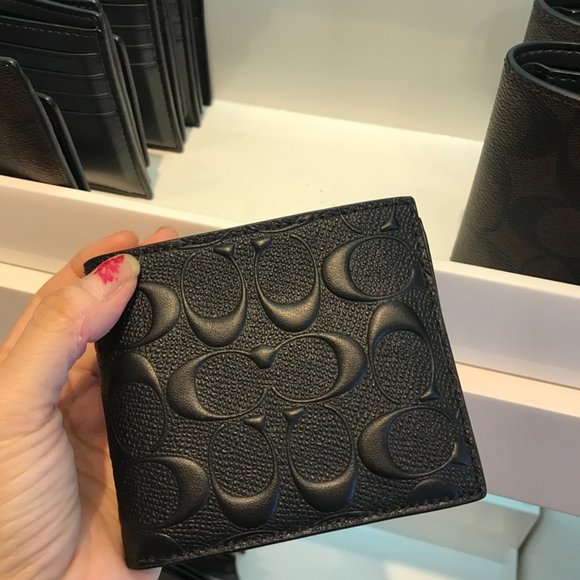 COACH men’s Compact Id Wallet WALLET - Picture 4 of 7